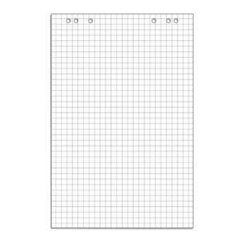 Блок для флипчарта 20л 67,5*98см клетка, 80гр, белизна 92% 1783254 Klammer