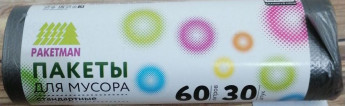 Мешки д/мусора ПВД 60л 30шт