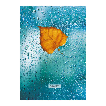 Ежедневник А5 192л полудат. Listoff "Осенний лист" тв.обл., мат. ламинац. ЕЖЛ23519201