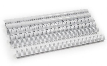 Пружина д/переплёта пласт. 28мм (до 270л) белая 1шт