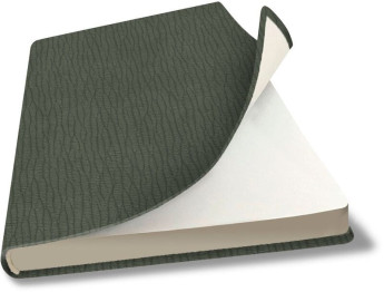 Ежедневник А5 н/дат Lamark "Zebra Flex" 256стр., гибк. обл., иск.кожа, хаки 01475-KH