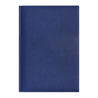 Ежедневник А5 н/дат. Lamark "Velvet" 352стр., тв. обл., иск.кожа, синий 01170-BL