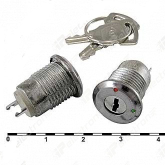 Замок ключевой KDS-3 (электро-механический) на 2 ключа к темпо-кассе TCS-110