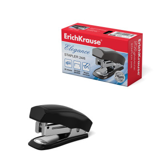 Мини-степлер №24/6 Erich Krause ассорти ЕК2185 (20л)