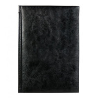 Ежедневник А5 2024 Lamark "Sigma" тв. обл., иск.кожа, черный 24104-BK