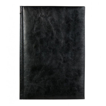 Ежедневник А5 2024 Lamark "Sigma" тв. обл., иск.кожа, черный 24104-BK