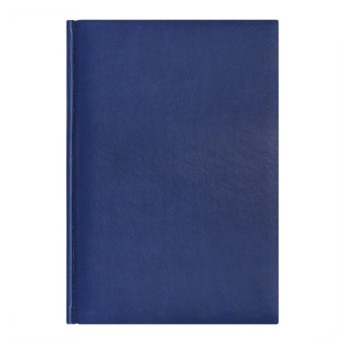 Ежедневник А5 2024 Lamark "Velvet" тв. обл., иск.кожа, синий 24005-BL