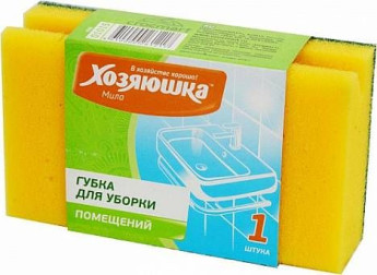 Губка для уборки помещений 1шт