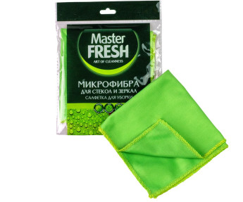 Салфетка из микрофибры для стекол и оптики 30*30 см в уп /150