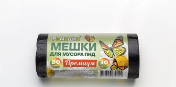 Пакеты д/мусора  РОМАШКА  60л 30шт /60