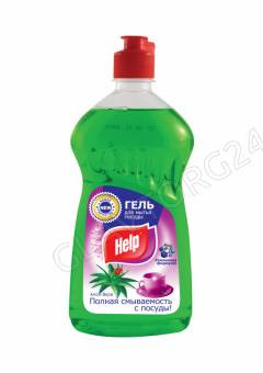 Help гель д/посуды Алоэ-Вера 500мл/12