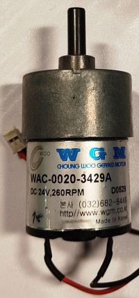 Двигатель постоянного тока (WGM WAC-0020-3429A) GGM KGC-0020-KM3429A