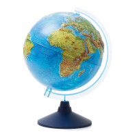 Глобус Globen Классик Евро D=25см физический, рельеф, подставка Ке022500193
