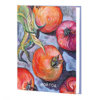 Ежедневник А6+ н/дат Listoff "Гранаты (Эксклюзив)" тв. обл., 7БЦ, мат.лам. ЕЖФ24611205