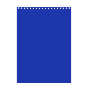 Блокнот А4 60л Офис-Лидер синий, на гребне 03548