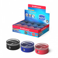 Пластиковая точилка ErichKrause® Universe с контейнером, цвет корпуса ассорти 21828 РАСПРОДАЖА