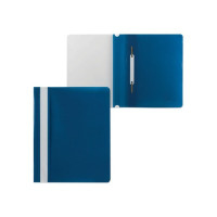 Папка-скоросшиватель ПВХ Hatber А5 синяя AS5_00102