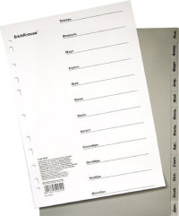 Разделитель Erich Krause А4 январь-декабрь EK50054