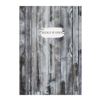 Еженедельник н/дат А5 Listoff "Деревянная фактура" 64л, тв.обл., мат. ламинац. ЕЖЛ2256403