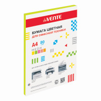 Бумага А4 80г/50л желтый неон 2072238 deVENTE