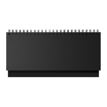 Планинг 2024г Lamark "Velvet" гребень, черный, 128 стр. 24292-BK