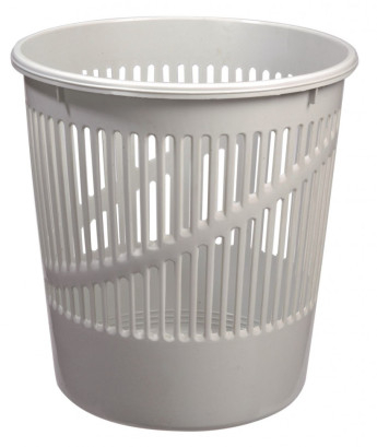Корзина для бумаг 12л сетчатая серая ЕК3779 Erich Krause