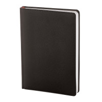 Ежедневник А5 2024 Альт "Leader" черный, тв. обл., иск. кожа 3-126/04
