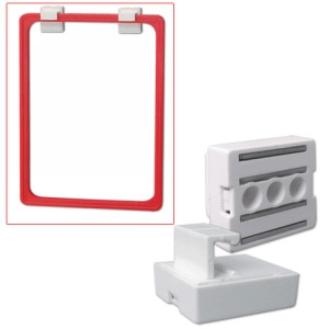 Держатель рамки-POS магнитный для крепления рамки параллельно поверхности, белый, 290272