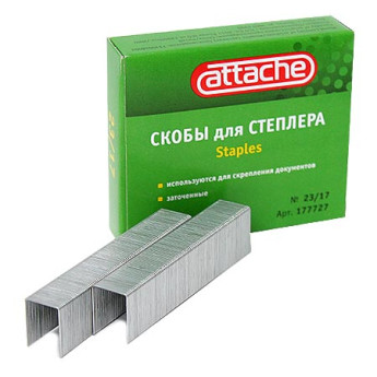 Скобы №23/17 ATTACHE 177727 (130-160л) РАСПРОДАЖА