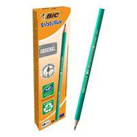 Карандаш ч/гр BIC "Evolution" HB с ласт., пласт. корпус зеленый пластиковый 655