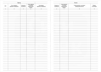 Книга учета принятых и выданных денег(ценностей) Ф-124 ОКУД 0402124 50л РАСПРОДАЖА
