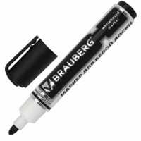 Маркер для доски Brauberg "Neo" 150487/черный/круглый/ 5мм
