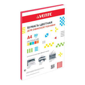 Бумага А4 80г/50л красный интенсив 2072246 deVENTE