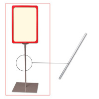 Трубка для сборки напольной стойки под рамку POS, высота 300 мм, диаметр 9мм