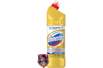 Чистящий гель для унитаза Domestos (Доместос), защита от бактерий и вирусов, 1л