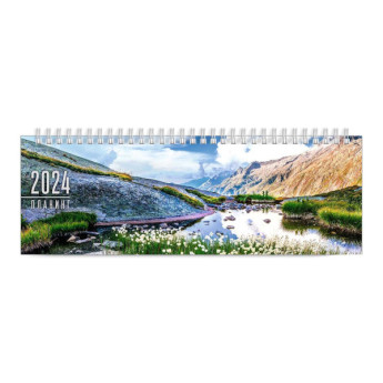 Планинг 2024г Феникс+ "Горный ручеек" гребень, мел. картон, рисунок 64654