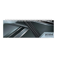 Планинг 2024г Феникс+ "Серая фактура" гребень, мел. картон, рисунок 64649