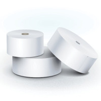 Кассовая лента термобумага 80 мм (диаметр 140 мм, длина 244 м, втулка 40 мм) слой наружу