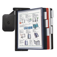 Демосистема BRAUBERG SOLID настенная, черная, 10 демопанелей  ассорти 236720