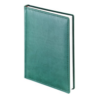 Ежедневник А5+ 2024 Альт "Velvet" зеленый тв. обл., иск.кожа 3-123/05