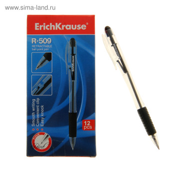 Ручка шариковая автомат Erich Krause R-509 стержень красный  (упаковка по 12 шт) EK 35673