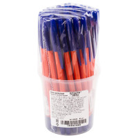 Ручка шар масляная STAFF «Flare», СИНЯЯ, корпус оранжевый, узел 1 мм, линия письма 0,7 мм, 142679