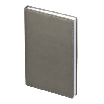 Ежедневник А5+ 2024 Альт "Velvet" серый тв. обл., иск.кожа 33-123/13