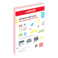 Бумага А4 80г/50л розовый пастель 2072253 deVENTE