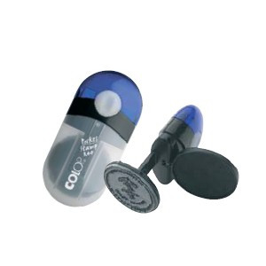 Оснастка карманная Pocket Stamp R40 индиго для печати d40 мм