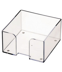 Бокс пластиковый для бумажного блока 9*9*5 45816 РАСПРОДАЖА