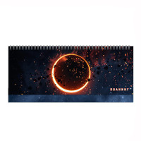 Планинг недатированный "Затмение" 56л, глянц.лам., спираль П2406 Listoff