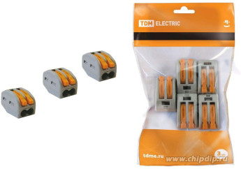 SQ0527-0011, Соединительная клемма СК-412 (2,5мм²) (5 шт/упак)