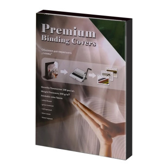Обложки А4 "глянец" черные 250 г/кв.м 100 шт.