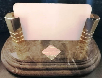 Настольная подставка для визиток подарочная "Protege, коллекция Antique. Brun", коричневыйРАСПРОДАЖА